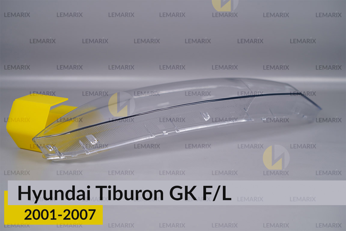 Скло фари Hyundai Tiburon GK F/L (2001-2007) ліве