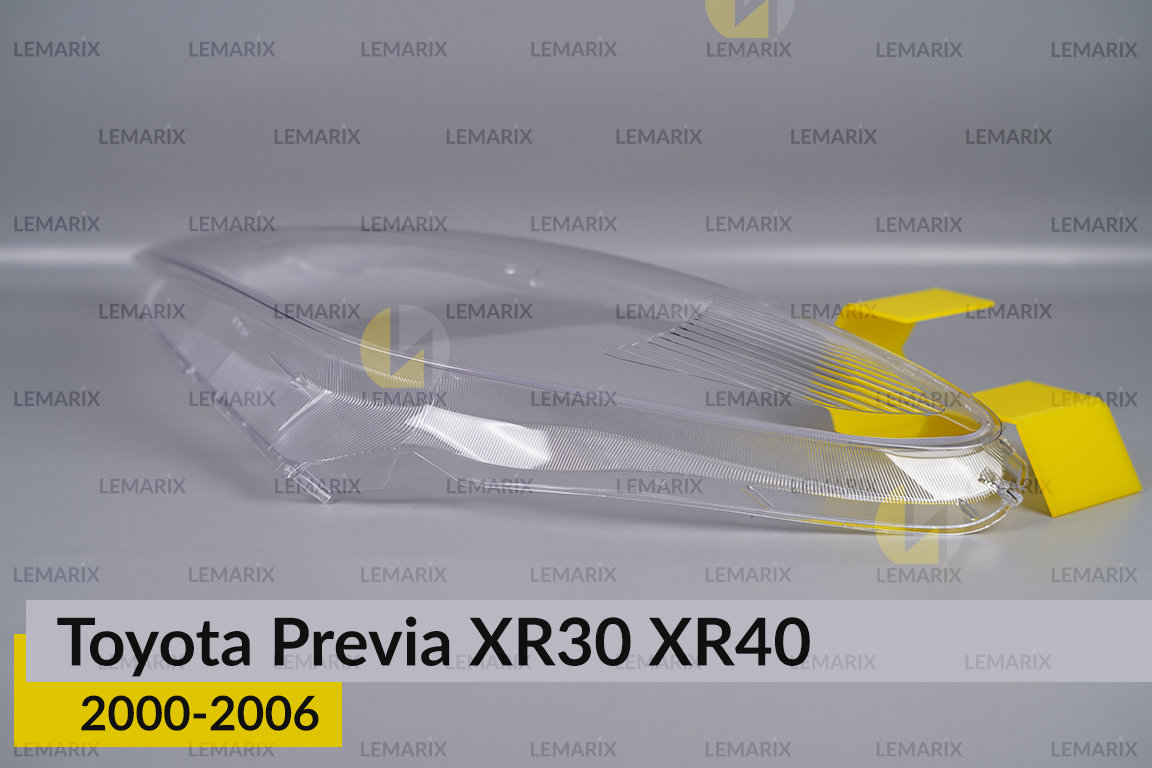 Скло фари Toyota Previa XR30 XR40 (2000-2006) ліве