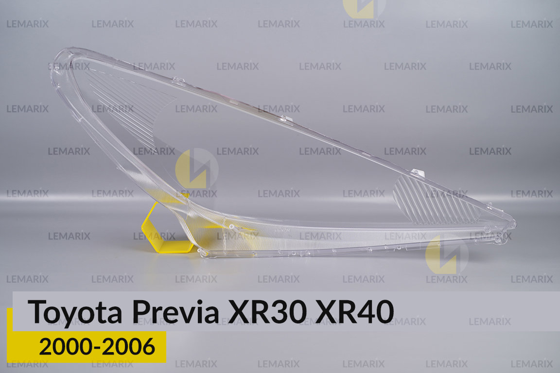 Скло фари Toyota Previa XR30 XR40 (2000-2006) ліве