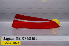 Стекло заднего фонаря внешнее в крыле Jaguar XE X760 (2019-2024) рест правое