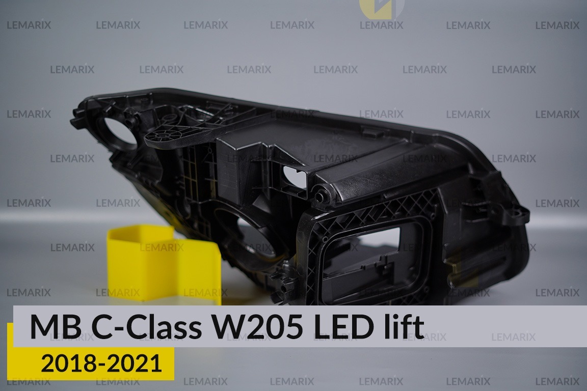 Корпус фари Mercedes-Benz C-Class W205 LED (2018-2021) рест лівий