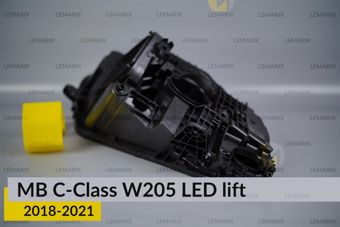 Корпус фари Mercedes-Benz C-Class W205 LED (2018-2021) рест лівий