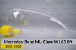 Скло фари Mercedes-Benz ML-Class W163 (2001-2005) рест праве