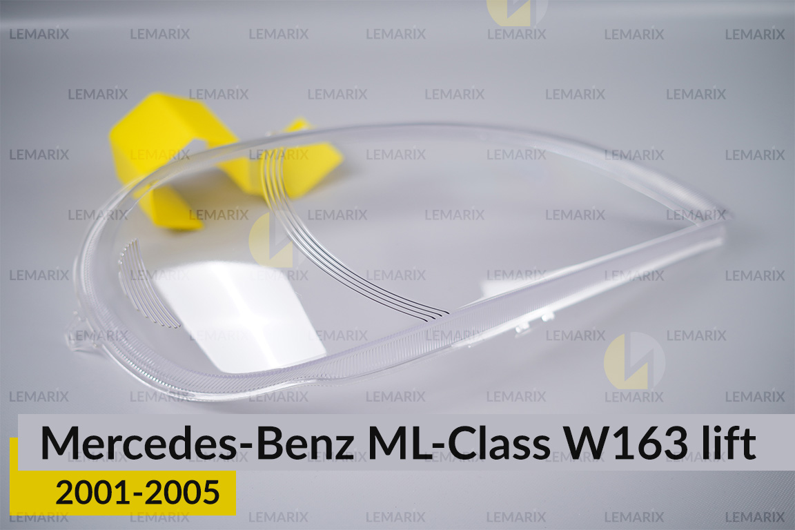 Скло фари Mercedes-Benz ML-Class W163 (2001-2005) рест праве