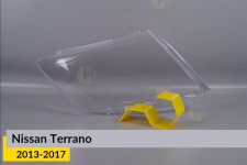 Скло фари Nissan Terrano (2013-2017) праве