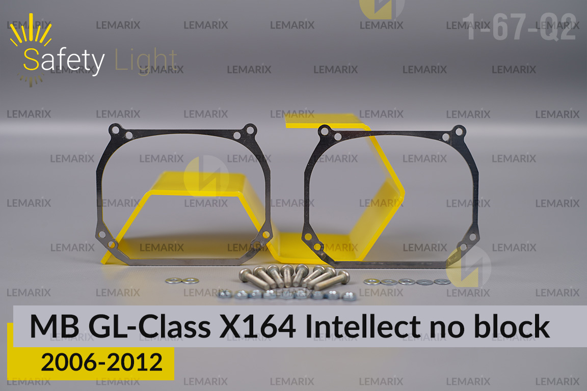 Перехідна рамка для Mercedes-Benz GL-Class X164 Intellect no block (2006-2012)