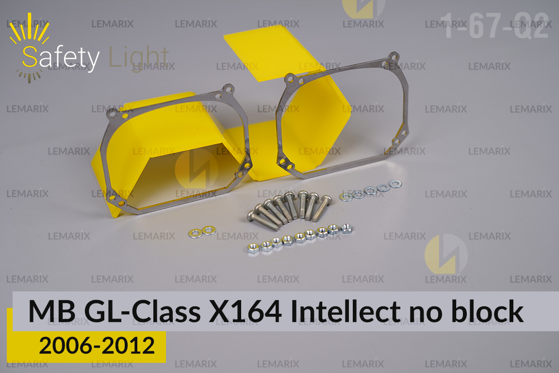 Перехідна рамка для Mercedes-Benz GL-Class X164 Intellect no block (2006-2012)