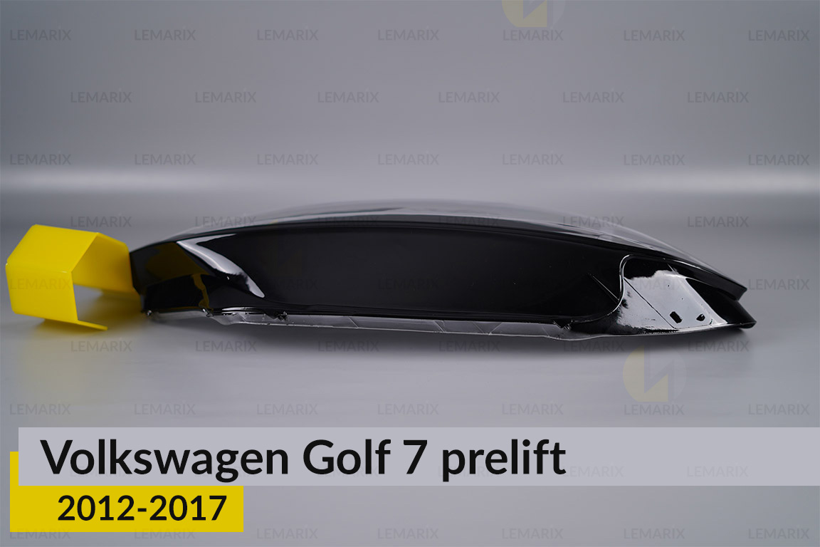 Скло фари VW Volkswagen Golf 7 (2012-2017) полоски дорест праве