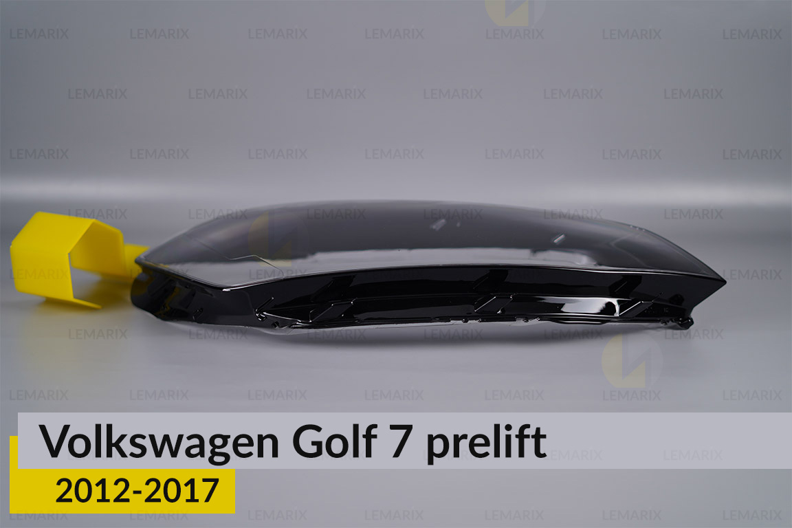 Скло фари VW Volkswagen Golf 7 (2012-2017) полоски дорест праве