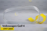 Скло фари VW Volkswagen Golf 4 (1997-2004) ліве