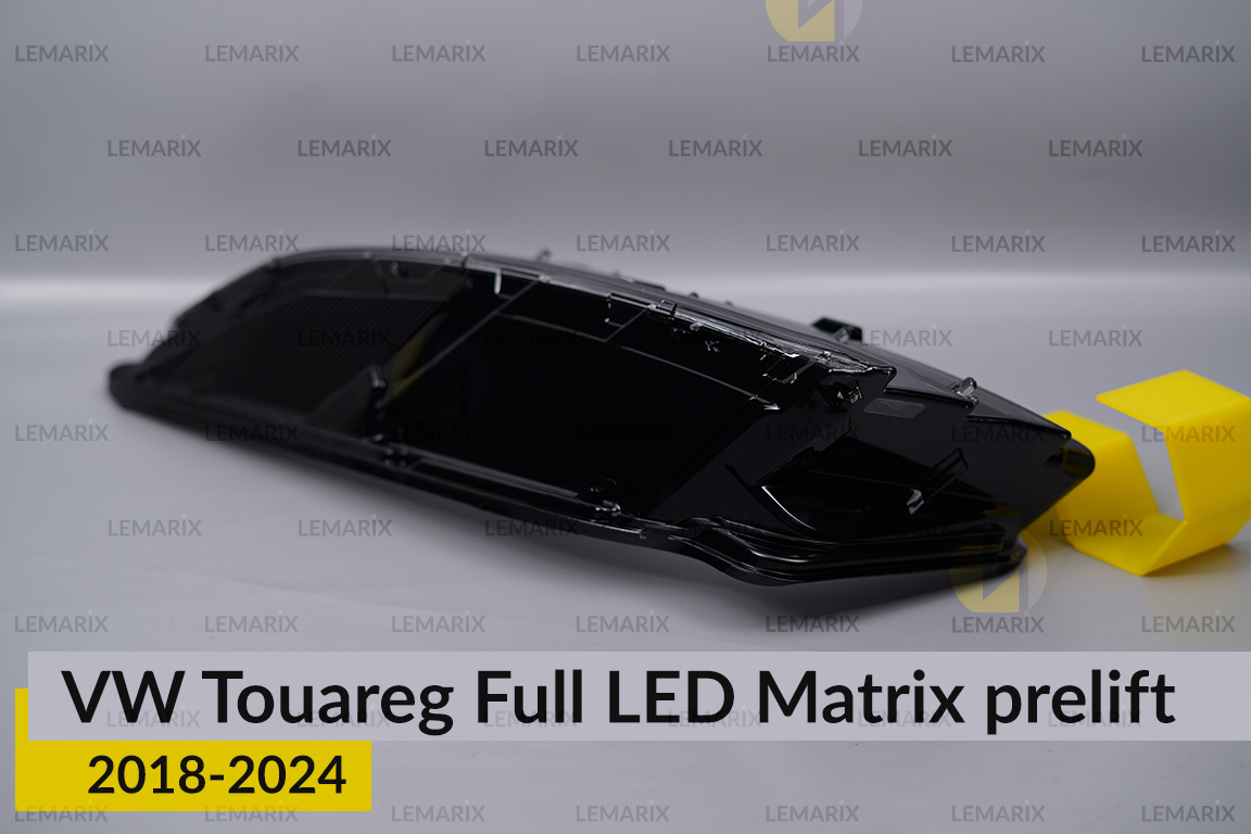 Скло фари VW Volkswagen Touareg Full LED Matrix (2018-2024) дорест ліве