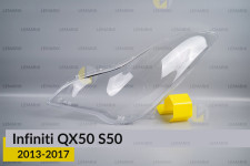 Скло фари Infiniti QX50 S50 (2013-2017) ліве