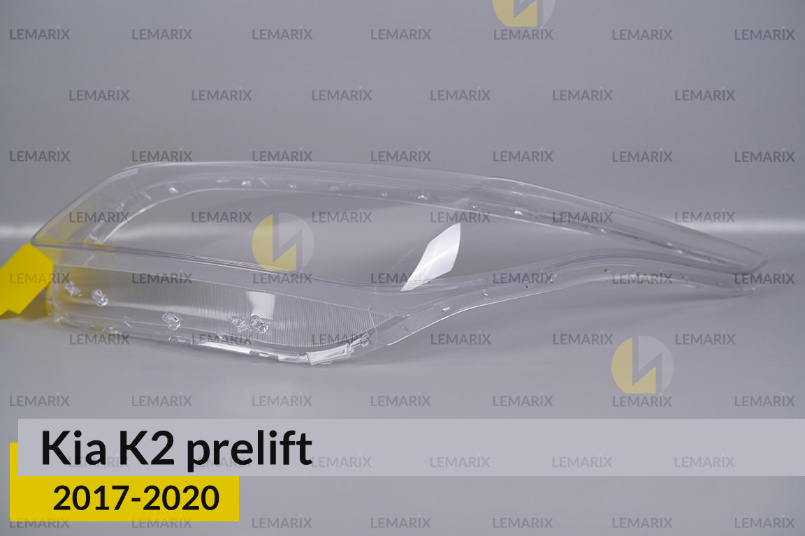Скло фари Kia K2 (2017-2020) дорест ліве