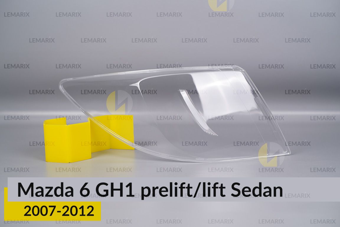 Скло заднього ліхтаря зовнішнє в крилі Mazda 6 GH1 Sedan (2007-2012) дорест/рест ліве