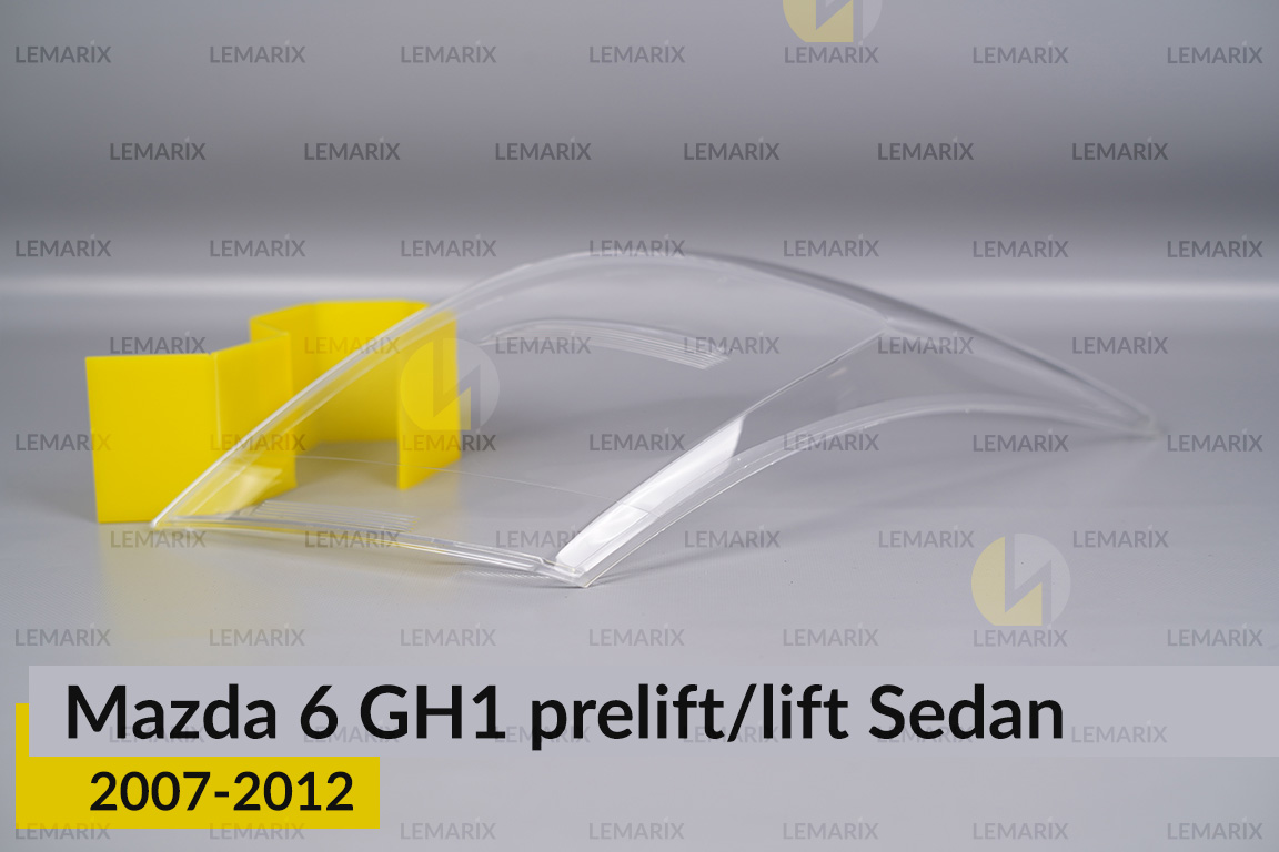 Скло заднього ліхтаря зовнішнє в крилі Mazda 6 GH1 Sedan (2007-2012) дорест/рест ліве