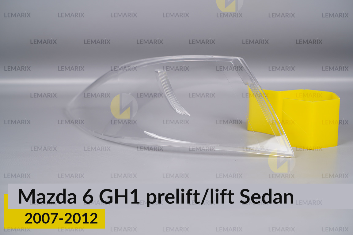 Скло заднього ліхтаря зовнішнє в крилі Mazda 6 GH1 Sedan (2007-2012) дорест/рест ліве