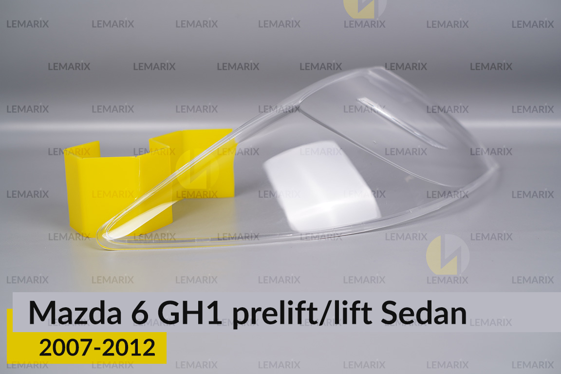 Скло заднього ліхтаря зовнішнє в крилі Mazda 6 GH1 Sedan (2007-2012) дорест/рест ліве