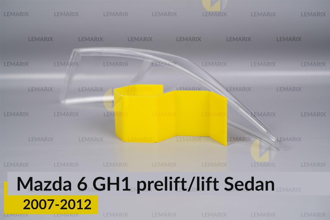 Скло заднього ліхтаря зовнішнє в крилі Mazda 6 GH1 Sedan (2007-2012) дорест/рест ліве