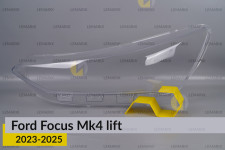 Стекло фары Ford Focus Mk4 (2023-2025) рест левое