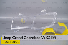Декоративна прозора маска Jeep Grand Cherokee WK2 (2013-2021) рест ліва