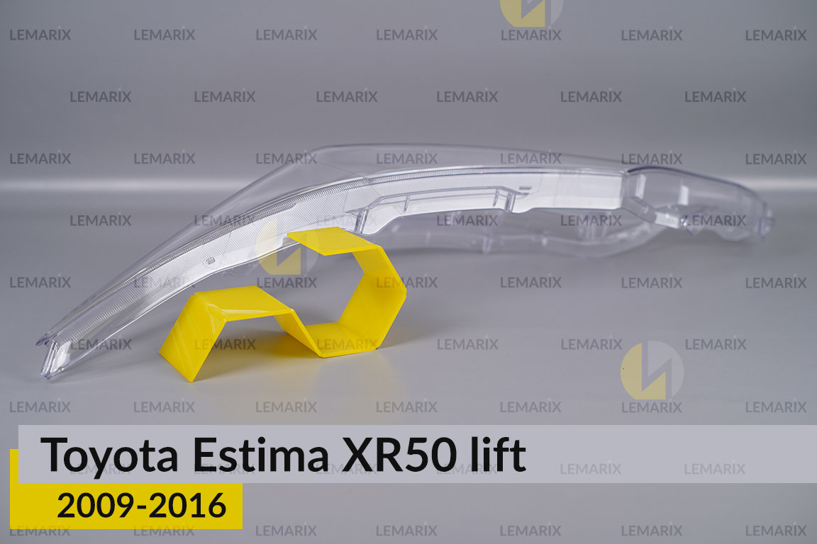 Скло фари Toyota Estima XR50 (2009-2016) рест ліве