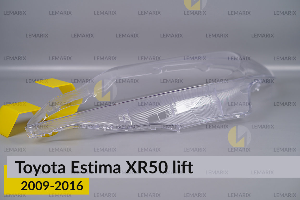 Скло фари Toyota Estima XR50 (2009-2016) рест ліве