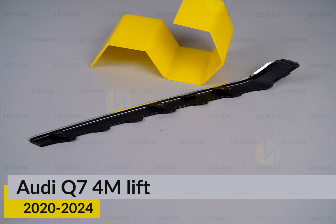 Хромована декоративна маска нижня Audi Q7 4M (2020-2024) рест ліва