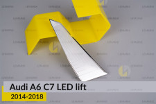 Хромована декоративна планка Audi A6 C7 LED (2014-2018) рест права