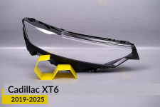 Скло фари Cadillac XT6 (2019-2025) праве