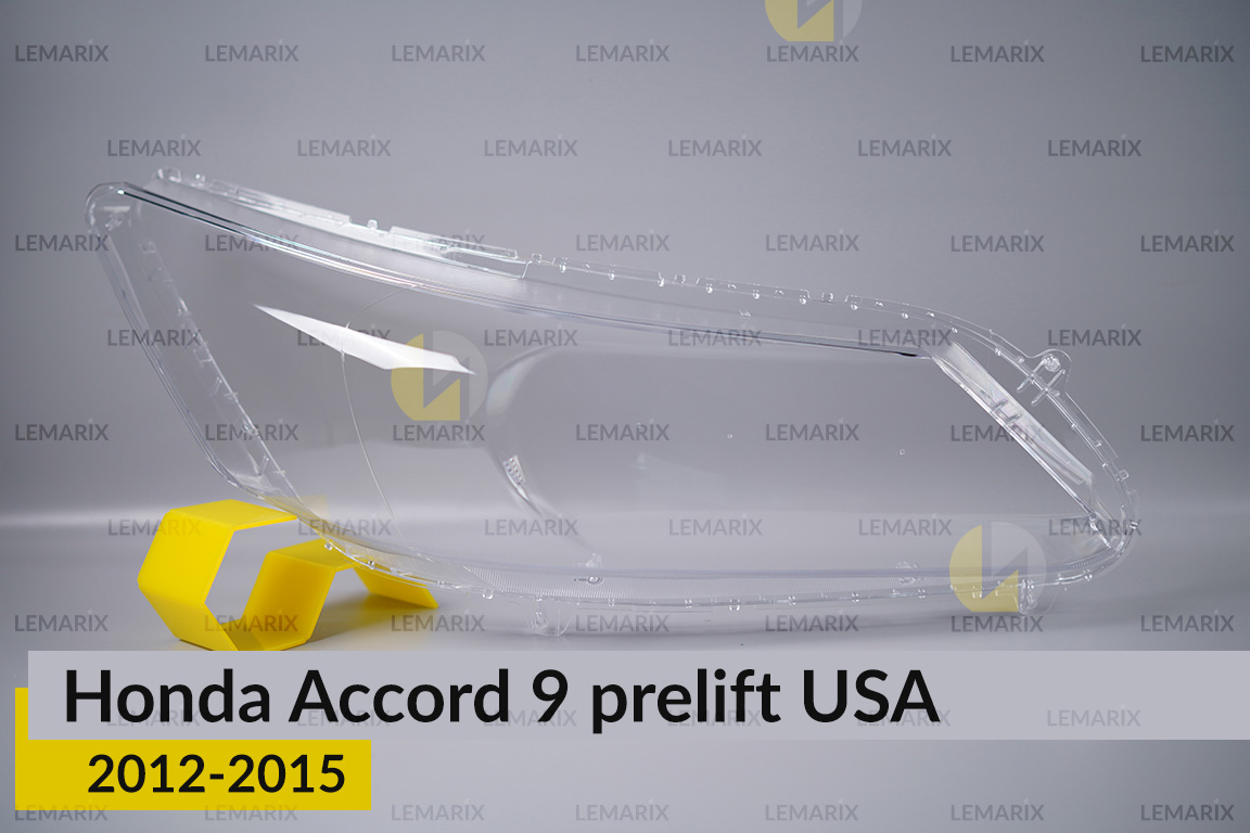 Скло фари Honda Accord 9 USA (2012-2015) дорест праве