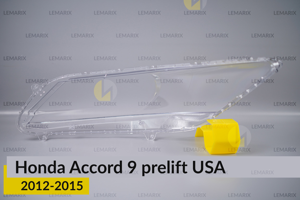 Скло фари Honda Accord 9 USA (2012-2015) дорест праве
