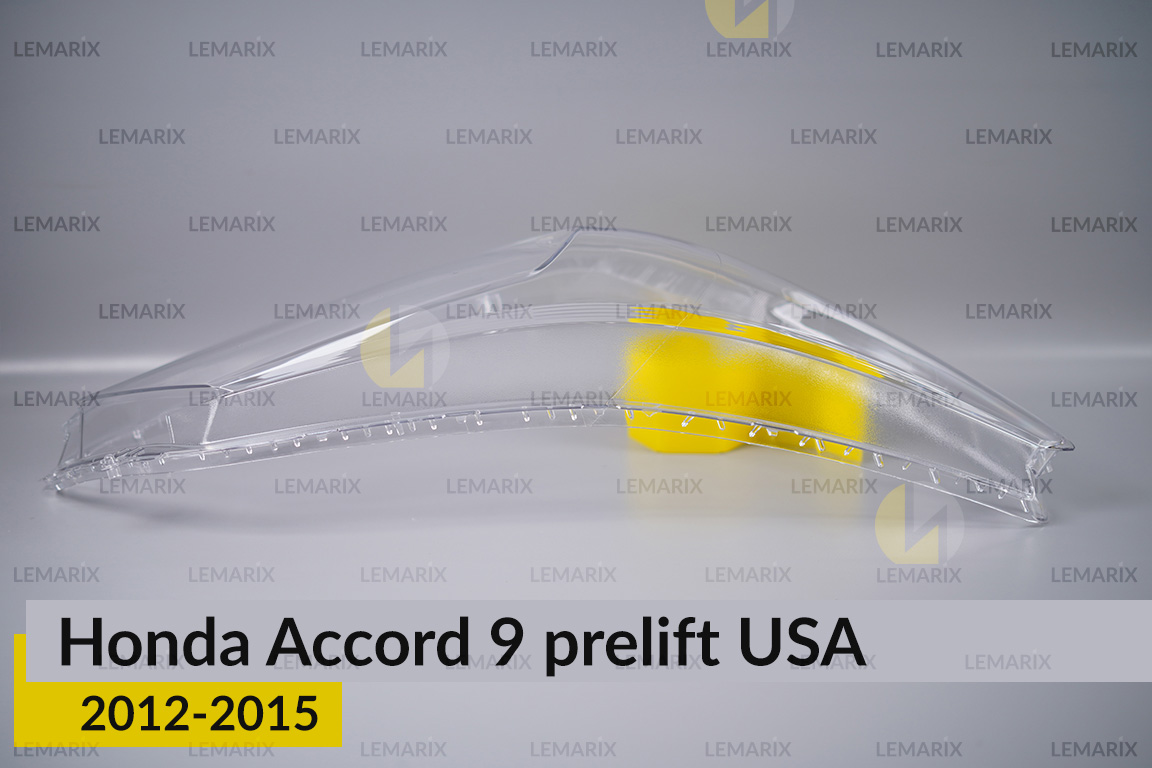 Скло фари Honda Accord 9 USA (2012-2015) дорест праве