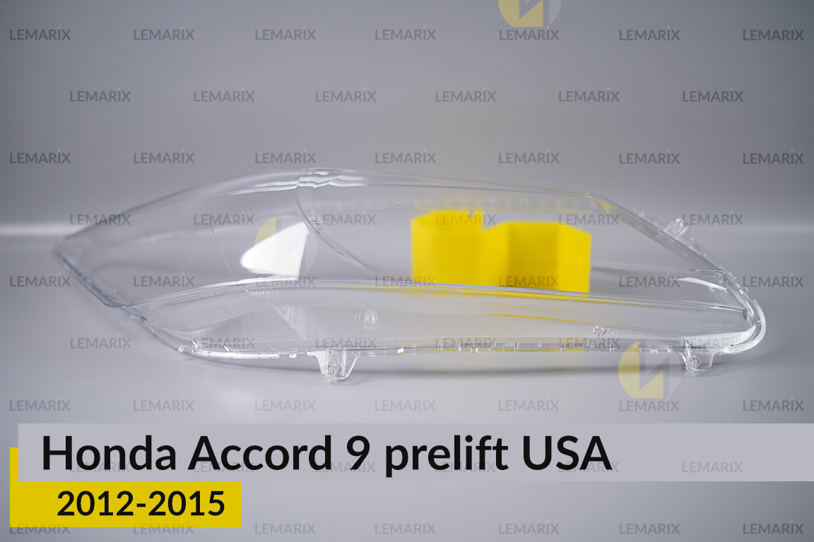 Скло фари Honda Accord 9 USA (2012-2015) дорест праве