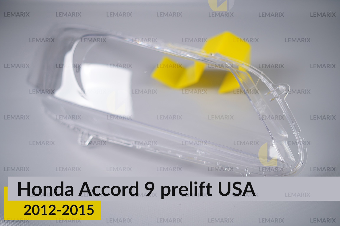 Скло фари Honda Accord 9 USA (2012-2015) дорест праве
