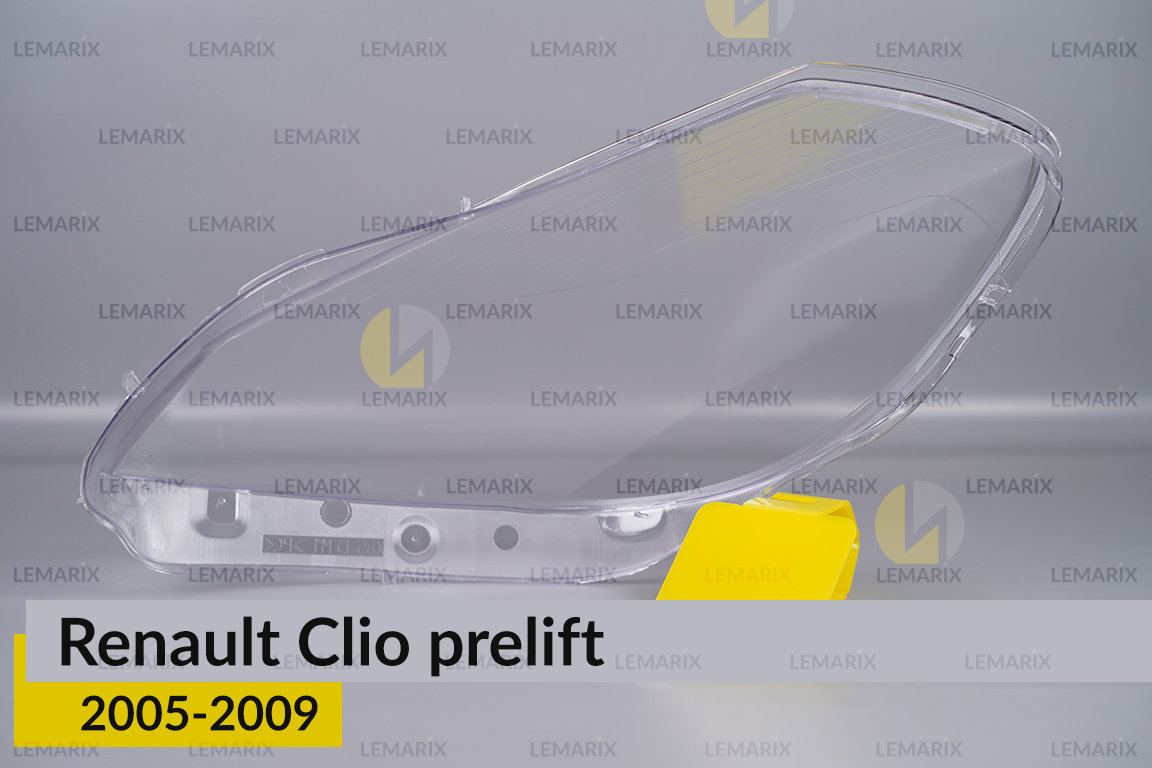 Скло фари Renault Clio (2005-2009) дорест праве