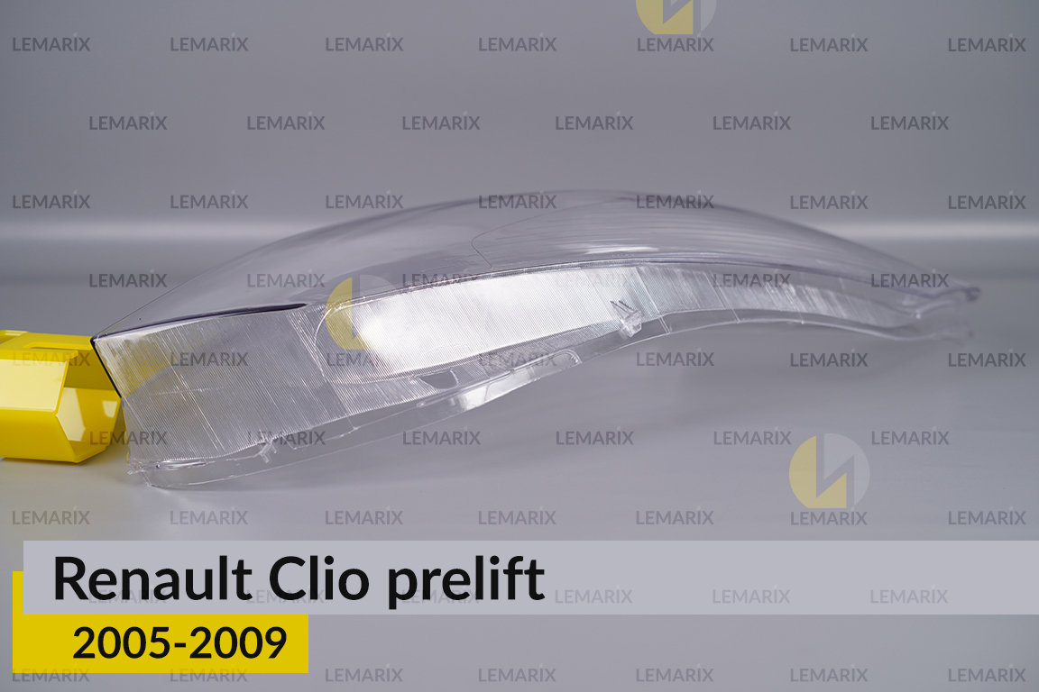Скло фари Renault Clio (2005-2009) дорест праве
