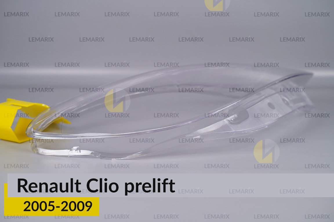 Скло фари Renault Clio (2005-2009) дорест праве