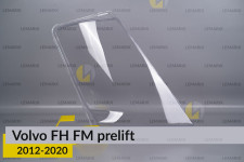Скло фари Volvo FH FM (2012-2020) дорест праве