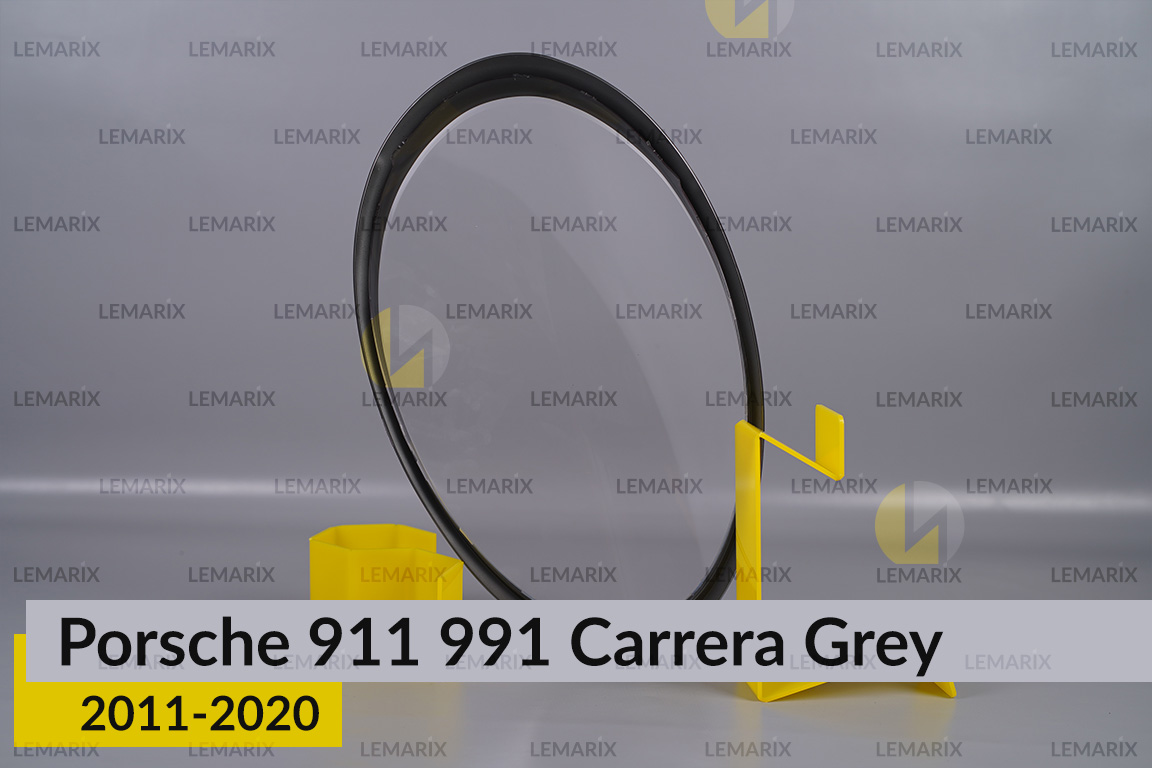 Скло фари Porsche 911 991 Carrera Grey (2011-2020) ліве