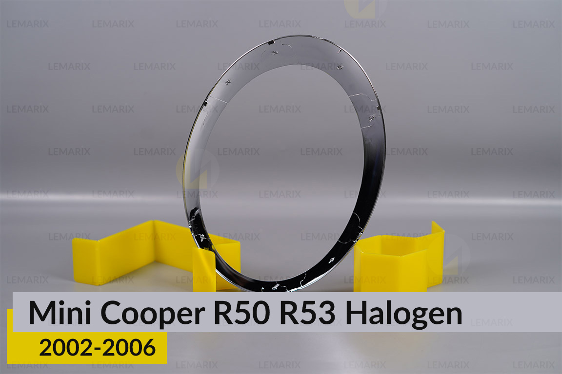 Хромована маска Mini Cooper R50 R52 R53 Halogen (2002-2006) права