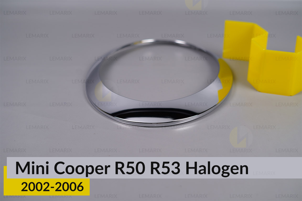 Хромована маска Mini Cooper R50 R52 R53 Halogen (2002-2006) права