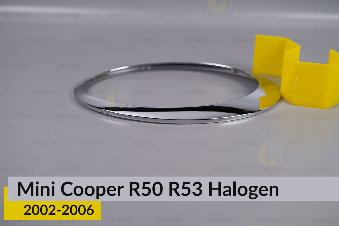 Хромована маска Mini Cooper R50 R52 R53 Halogen (2002-2006) права