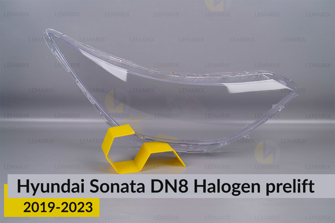 Скло фари Hyundai Sonata DN8 Halogen (2019-2023) дорест праве