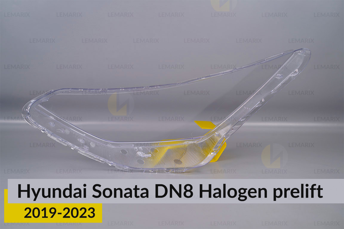 Скло фари Hyundai Sonata DN8 Halogen (2019-2023) дорест праве