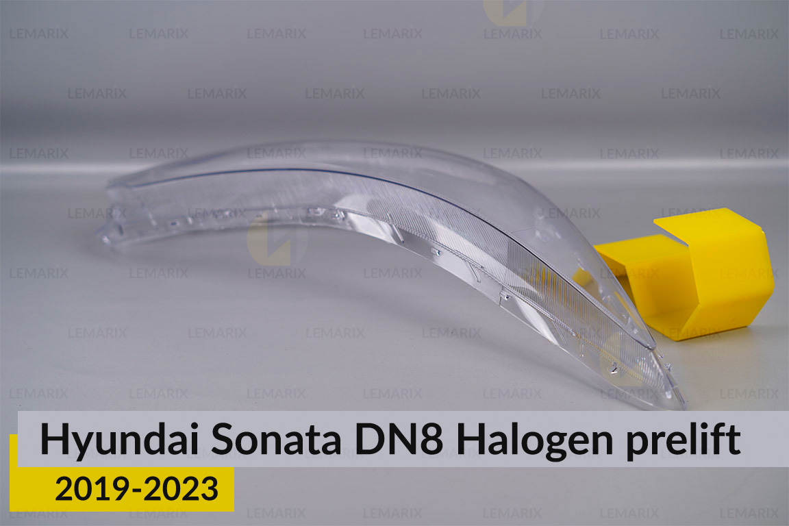Скло фари Hyundai Sonata DN8 Halogen (2019-2023) дорест праве