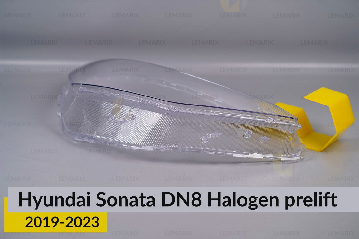 Скло фари Hyundai Sonata DN8 Halogen (2019-2023) дорест праве