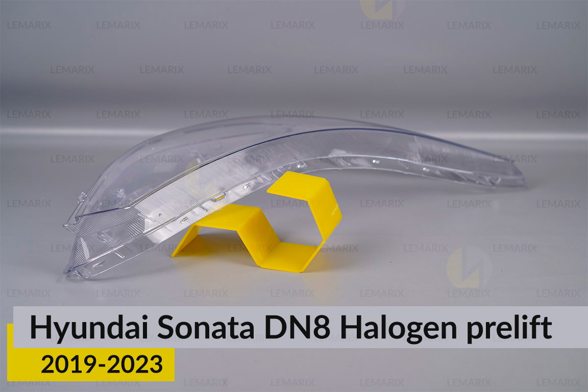 Скло фари Hyundai Sonata DN8 Halogen (2019-2023) дорест праве