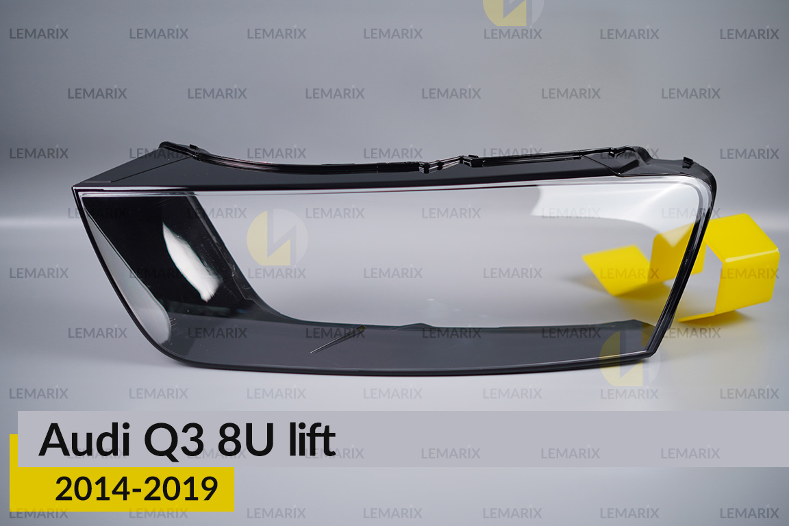 Скло фари Audi Q3 8U (2014-2019) рест ліве