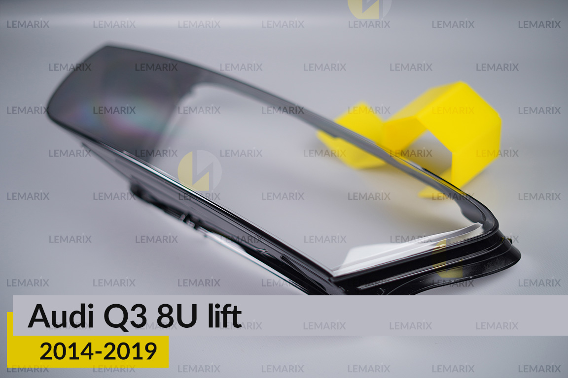 Скло фари Audi Q3 8U (2014-2019) рест ліве