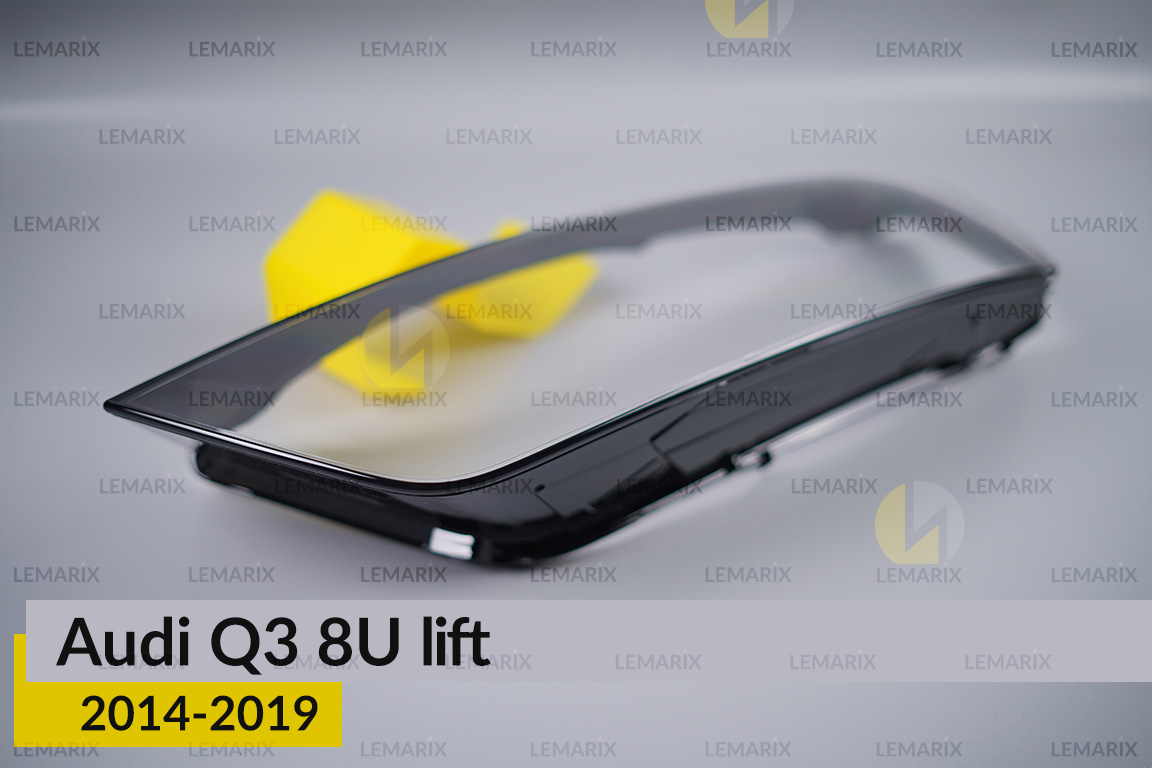 Скло фари Audi Q3 8U (2014-2019) рест ліве